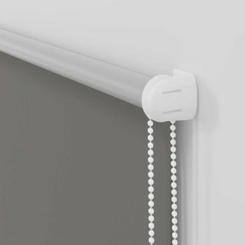 Verdunkelungsrollo Grau 55x175 cm Stoffbreite 50,7 cm Polyester