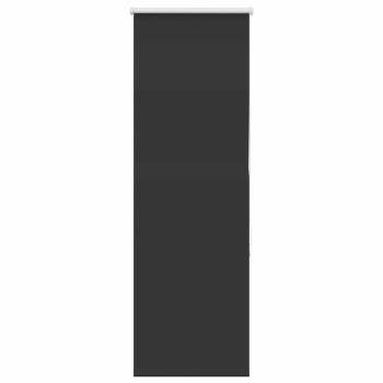 Verdunkelungsrollo Schwarz 45x130 cm Stoffbreite 40,7 cm