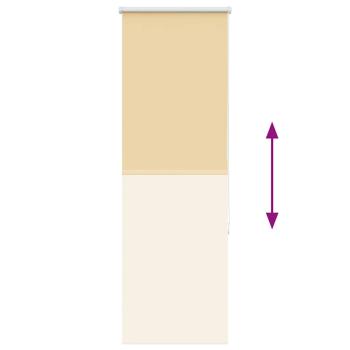 Verdunkelungsrollo Beige 45x150cm Stoffbreite 40,7 cm Polyester