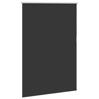 Verdunkelungsrollo Schwarz 100x130 cm Stoffbreite 95,7cm