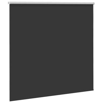 Verdunkelungsrollo Schwarz 155x175 cm Stoffbreite 151,6 cm