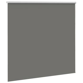 Verdunkelungsrollo Grau 165x130cm Stoffbreite 161,6cm Polyester