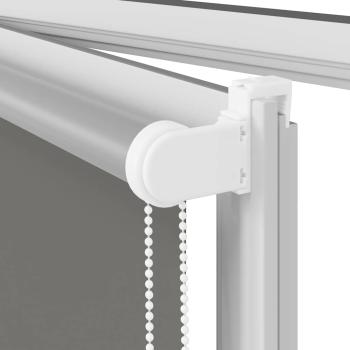 Verdunkelungsrollo Grau 165x150cm Stoffbreite 161,6cm Polyester