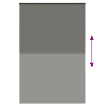 Verdunkelungsrollo Grau 160x230cm Stoffbreite 156,6cm Polyester