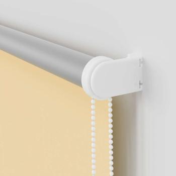 Verdunkelungsrollo Beige 120x230 cm Stoffbreite 116,6 cm