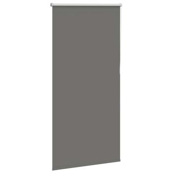 Verdunkelungsrollo Grau 80x130 cm Stoffbreite 75,7 cm Polyester
