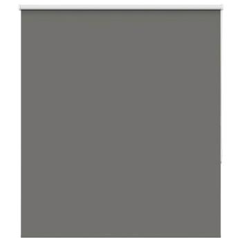 Verdunkelungsrollo Grau 135x130cm Stoffbreite 131,6cm Polyester