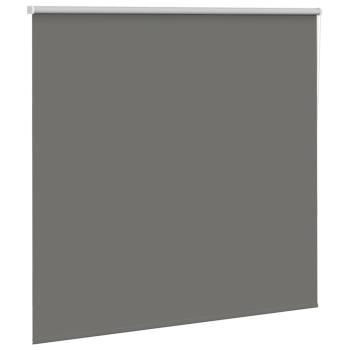 Verdunkelungsrollo Grau 160x150cm Stoffbreite 156,6cm Polyester