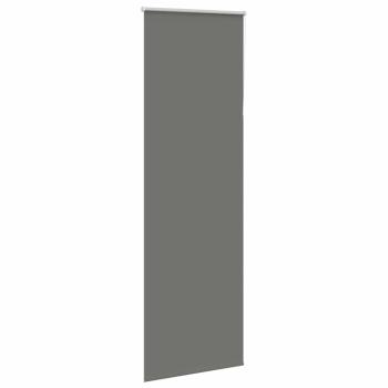 Verdunkelungsrollo Grau 85x210 cm Stoffbreite 80,7 cm Polyester