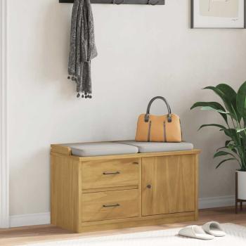 ARDEBO.de - Flurbank SANDNES 87x40x50 cm Massivholz Kiefer