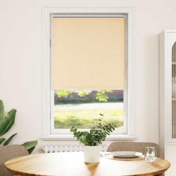 Verdunkelungsrollo Beige 80x175cm Stoffbreite 75,7 cm Polyester