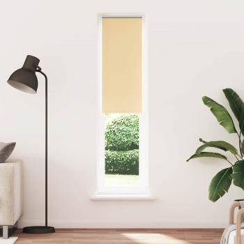 ARDEBO.de - Verdunkelungsrollo Beige 55x210cm Stoffbreite 50,7 cm Polyester