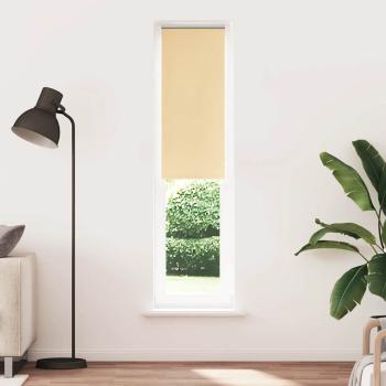 ARDEBO.de - Verdunkelungsrollo Beige 55x230cm Stoffbreite 50,7 cm Polyester