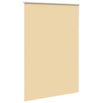 Verdunkelungsrollo Beige 150x230 cm Stoffbreite 146,6 cm