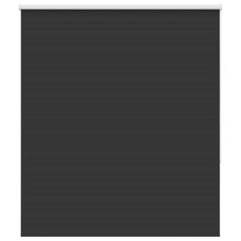 Verdunkelungsrollo Schwarz 130x175 cm Stoffbreite 126,6 cm