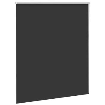 Verdunkelungsrollo Schwarz 130x175 cm Stoffbreite 126,6 cm