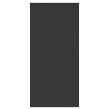 Verdunkelungsrollo Schwarz 115x210 cm Stoffbreite 110,7 cm