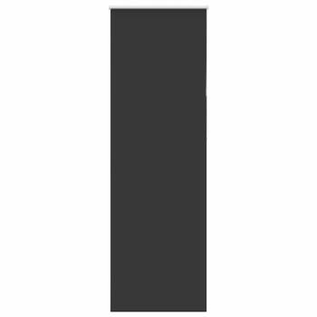 Verdunkelungsrollo Schwarz 80x210 cm Stoffbreite 75,7 cm