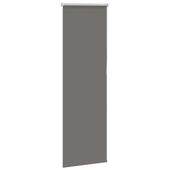 Verdunkelungsrollo Grau 50x175 cm Stoffbreite 45,7 cm Polyester