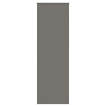 Verdunkelungsrollo Grau 65x230 cm Stoffbreite 60,7 cm Polyester