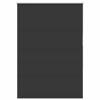 Verdunkelungsrollo Schwarz 115x130 cm Stoffbreite 110,7 cm