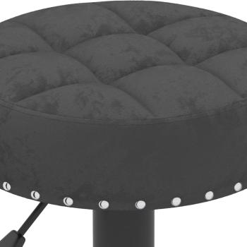 Barhocker 2 Stk. Schwarz Samt