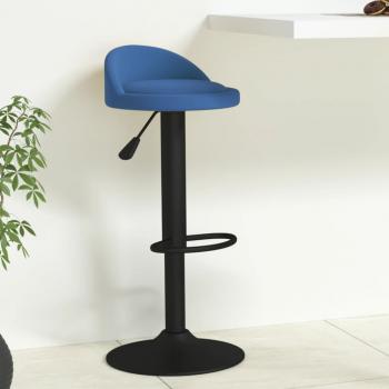 ARDEBO.de - Barhocker Blau Samt