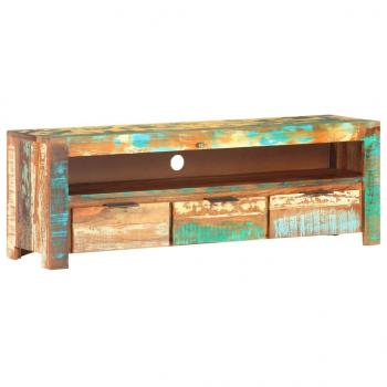 TV-Schrank 119x30x41 cm Massivholz Altholz