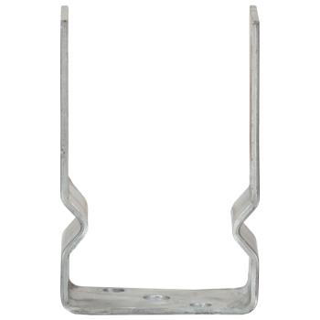 Pfostenträger 12 Stk. Silbern 9×6×15 cm Verzinkter Stahl