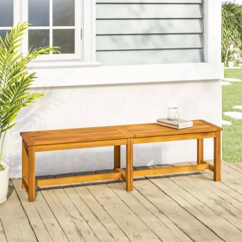 ARDEBO.de - Gartenbank 150x35x45 cm Massivholz Akazie