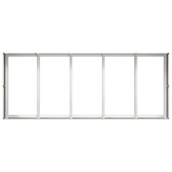 Pflanzkübel 200x80x40 cm Edelstahl