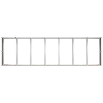 Pflanzkübel 280x80x40 cm Edelstahl