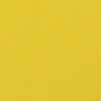 Schaukelstuhl mit Fußhocker Stoff Hellgelb