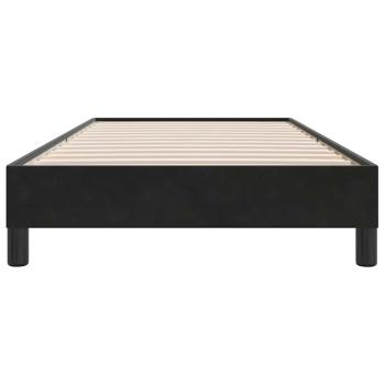 Boxspringbett ohne Matratze Schwarz 80x210 cm Samt