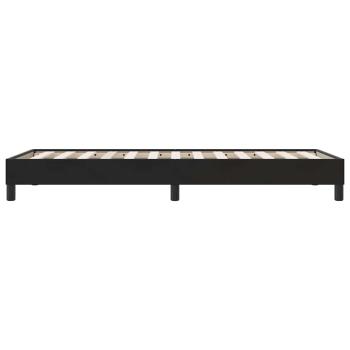 Boxspringbett ohne Matratze Schwarz 80x210 cm Samt
