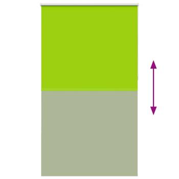 Verdunkelungsrollo Grün 130x230cm Stoffbreite 126,6cm Polyester
