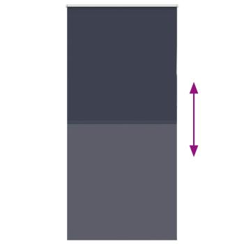 Verdunkelungsrollo Marineblau 95x230cm Stoffbreite 90,7 cm