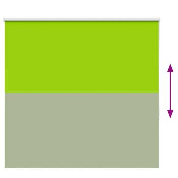 Verdunkelungsrollo Grün 160x150cm Stoffbreite 156,6cm Polyester
