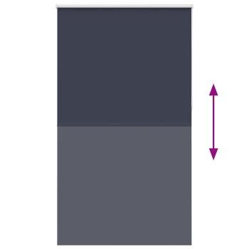 Verdunkelungsrollo Marineblau 120x210 cm Stoffbreite 116,6 cm