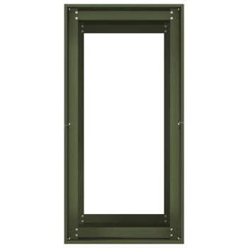 Pflanzgefäß Olivgrün 40x80x80 cm Stahl