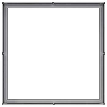 Pflanzkübel 100x100x30 cm Verzinkter Stahl