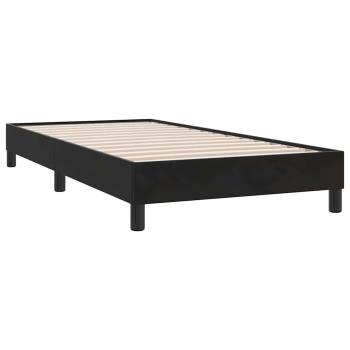 Boxspringbett ohne Matratze Schwarz 90x210 cm Samt