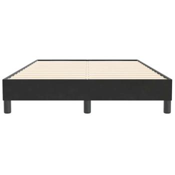 ARDEBO.de - Boxspringbett ohne Matratze Schwarz 120x210 cm Samt