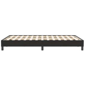 Boxspringbett ohne Matratze Schwarz 120x210 cm Samt