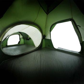 Campingzelt 5 Personen Grün Wasserdicht