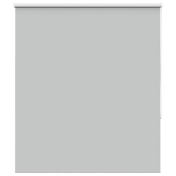 ARDEBO.de - Verdunkelungsrollo Hellgrau 135x130cm Stoffbreite 131,6cm