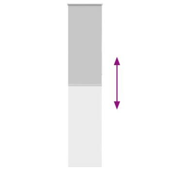 Verdunkelungsrollo Hellgrau 60x230 cm Stoffbreite 55,7 cm