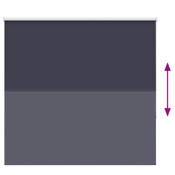 Verdunkelungsrollo Marineblau 150x150 cm Stoffbreite 146,6 cm