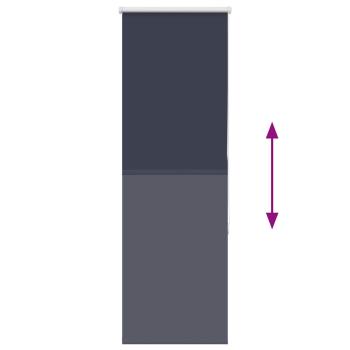 Verdunkelungsrollo Marineblau 55x175cm Stoffbreite 50,7 cm