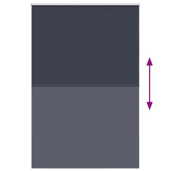 Verdunkelungsrollo Marineblau 160x210 cm Stoffbreite 156,6 cm